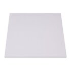 Tampo Quadrado Para Mesa 80cm  Branco