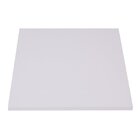 Tampo Quadrado Para Mesa 80cm  Branco
