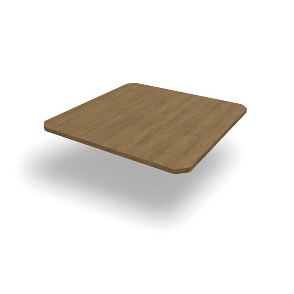 Tampo Quadrado Para Mesa De Jantar 90x90cm  Freijó