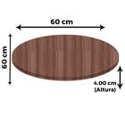 Tampo Redondo 60 Cm (largura) Pe40 Pandin Mdp 4,00 Cm (altura