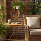 Tampo Redondo Bistrô Madeira 45cm Envernizado