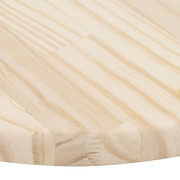 Tampo Redondo de Madeira Pinus Natural 25mm 120cm Settis