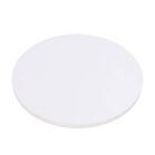 Tampo Redondo De Vidro Temperado Branco Para Mesa 1,20m 8mm