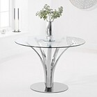 Tampo Redondo De Vidro Temperado Incolor Para Mesa 1,20m 10mm