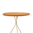 Tampo Redondo Madeira 60cm Bistrô Pinus Decoração