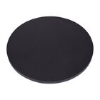 Tampo Redondo Para Mesa 80cm  Preto