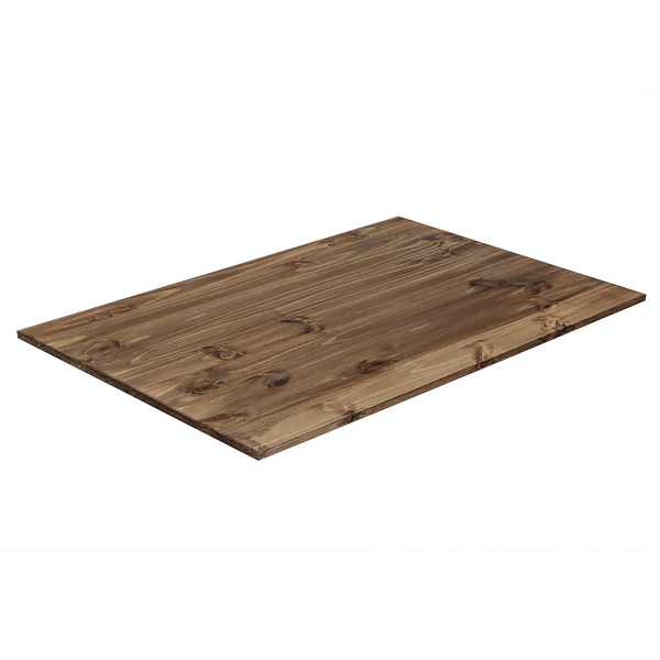 Tampo Retangular de Madeira Pinus 17mm Tingido 120x80cm Settis