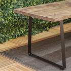 Tampo Rústico Retangular de Pinus Envelhecido 45mm 90x200cm Madvei