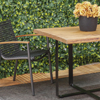 Tampo Rústico Retangular de Pinus Tingido 45mm 90x100cm Madvei