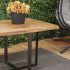 Tampo Rústico Retangular de Pinus Tingido 45mm 90x100cm Madvei