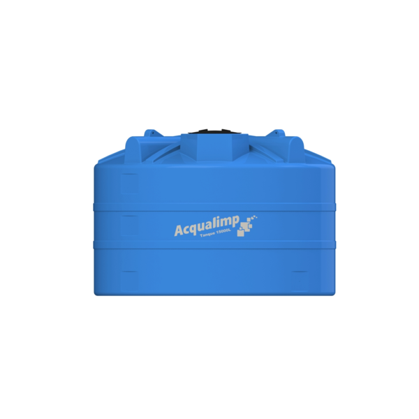 Tanque 15.000L em Polietileno Azul Acqualimp