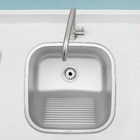 Tanque 23L 21,5x40x40cm Aço Inox Acetinado Tramontina