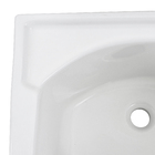 Tanque 29L 32,5x50x51cm Branco Esmaltado Louça Brilhante Icasa