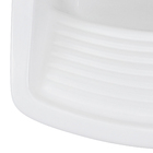 Tanque 29L 32,5x50x51cm Branco Esmaltado Louça Brilhante Icasa