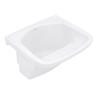 Tanque 31L 33x54,5x48,5cm Branco Esmaltado Louça Brilhante Celite