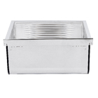 Tanque 48L 29,4x60,8x50,6cm Aço Inox 430 Brilhante Ghel Plus