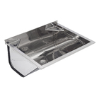 Tanque 48L 29,4x60,8x50,6cm Aço Inox 430 Brilhante Ghel Plus