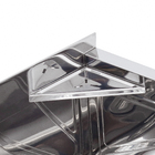 Tanque 48L 29,4x60,8x50,6cm Aço Inox 430 Brilhante Ghel Plus