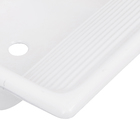 Tanque 48L 60x60cm Gelo Mármore Sintético Brilhante Decoralita