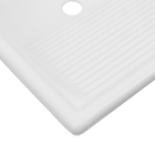 Tanque 65L 120x60cm Gelo Mármore Sintético Brilhante Decoralita