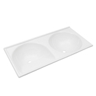 Tanque 65L 120x60cm Gelo Mármore Sintético Brilhante Decoralita