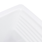 Tanque 7L 27,5x40x39cm Branco Esmaltado Louça Brilhante Roca