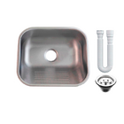 Tanque As Inox304 Fosco 40x34 Pequeno Sobrepor E Embutir 18l