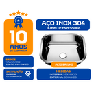 Tanque As Inox 50x40 + Tanque S/esfregador Grande Inox 304