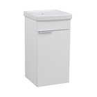 Tanque com Gabinete 7L 75x38x39cm Branco Esmaltado Louça Brilhante Roca
