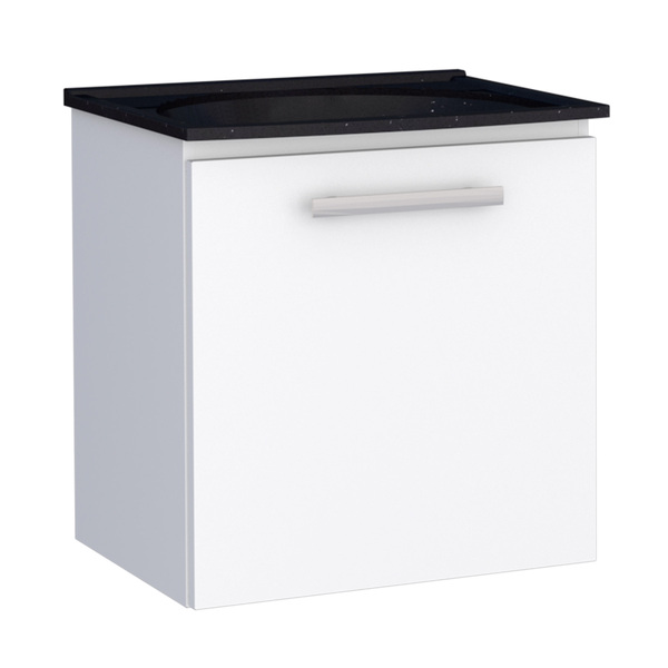 Tanque com Gabinete Retangular Aço Preto 9L Venus Cozimax