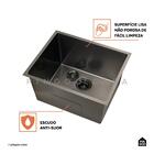 Tanque De Aço Inox 304 Manaxos 54x44 Cm Pingoo.casa - Preto