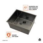Tanque De Aço Inox 304 Pacajás 64x54 Cm Pingoo.casa - Preto