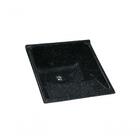 Tanque De Lavar Roupa 62x62 Simples Mármore Sintético Preto