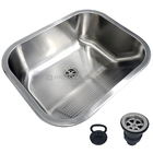 Tanque De Lavar Roupa De Aço Inox 304 Escovado Encaixe 30 Lit