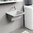 Tanque De Lavar Roupa Em Mármore Sintético Granitado 55x41cm