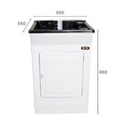 Tanque De Lavar Roupa Fiberblu Madrid 40 Litros Granitado Pre