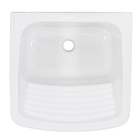 Tanque de Louça 50x51 20L Branco Fiori