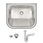 Tanque De Parede Tramontina Hera Wall 94401107 50x40 Aço Inox