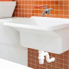 Tanque De Plástico 22l Branco + Torneira Duas Saídas + Sifão