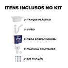 Tanque De Plástico 22l Para Lavanderia Branco + Sifão Univers