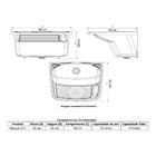 Tanque De Plastico Metasul 24l Preto