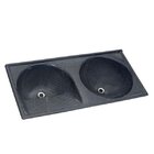 Tanque Duplo Em Marmofibra 120x60cm Dvg Decoralita Cinza Escu