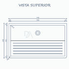 Tanque Farm Quadratta 70 Cm