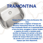 Tanque Hera Tramontina Para Lavar Roupa Inox De Lavanderia