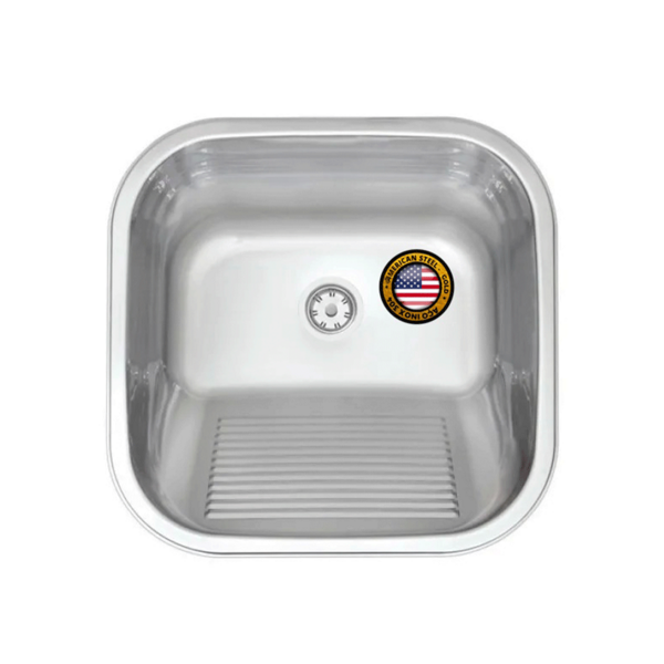 Tanque Inox 40x34 Fosco - Sobrepor E Embutir + Válv American