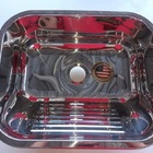 Tanque Inox 50x40 + Tanque S/esfregador Gd 304 - Sobrepor