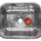 Tanque Inox 50x40 + Tanque S/esfregador Grande Aço Inox 304