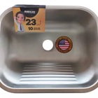 Tanque Inox 50x40 Fosco- Sobrepor E Embutir +válvula