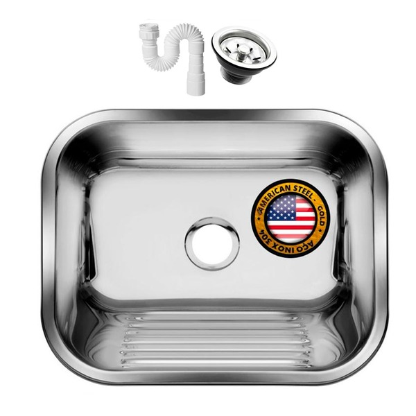 Tanque Inox 50X40 - Sobrepor E Embutir +Válvula