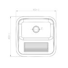 Tanque Inox De Embutir 25 Litros Acetinado Ghelplus